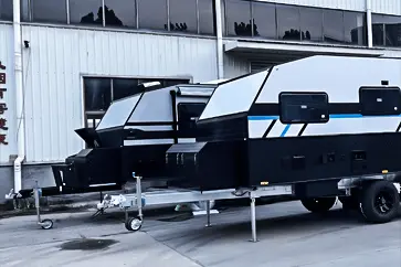 dual axle off road caravan custom color