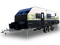 triple axle caravan