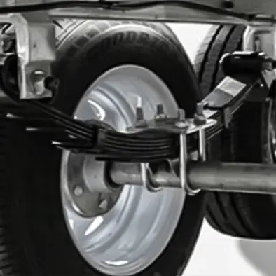 Semi off road caravan spring leaf