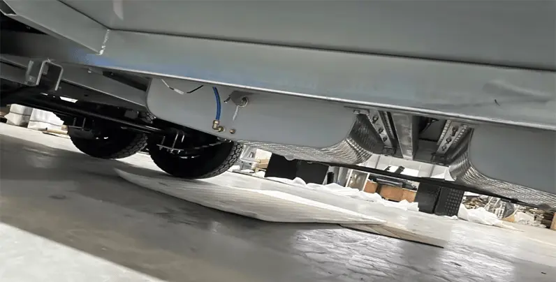 on road caravan chassic