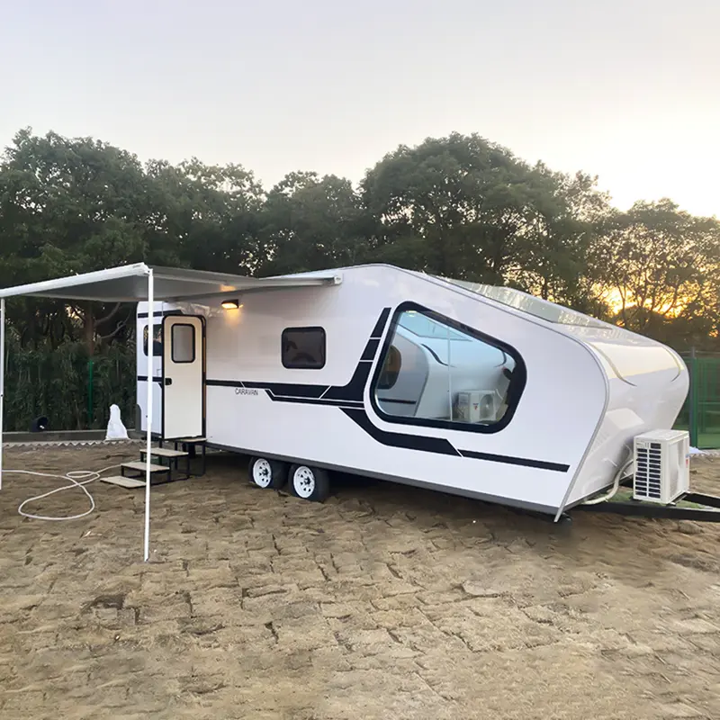 camp hotel travel trailers exterior