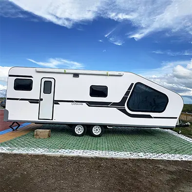 camp hotel travel trailers exterior