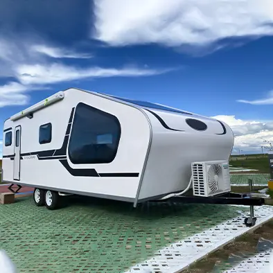 camp hotel travel trailers exterior